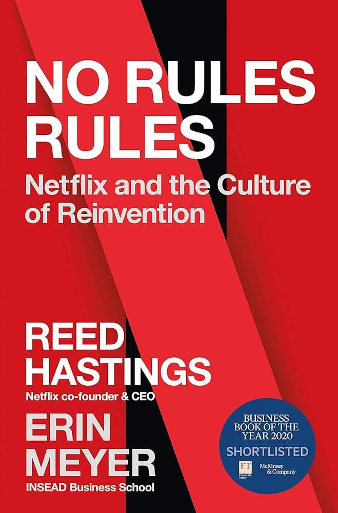 Portada de No Rules Rules, de Reed Hastings & Erin Meyer